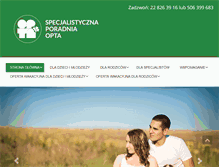 Tablet Screenshot of optaporadnia.pl